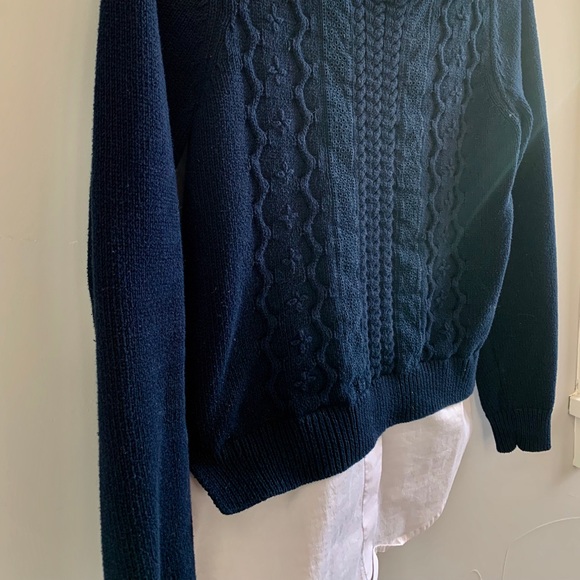 Blue and White Sweater. - Picture 2 of 3